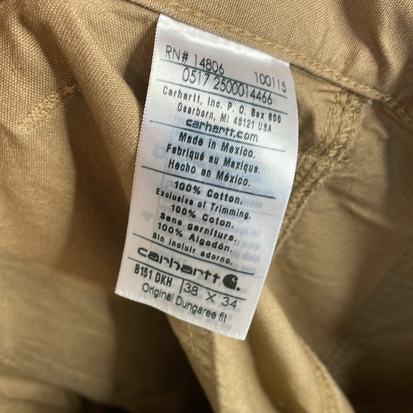 Carhartt | Men's Loose Original Fit Cargo Pants Size 38x34 NWT - Picture 6 of 6